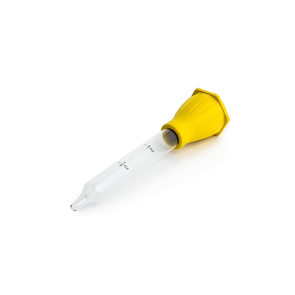 Lâmpada amarela Glass Baster Fox Run resistente ao calor de 28 cm