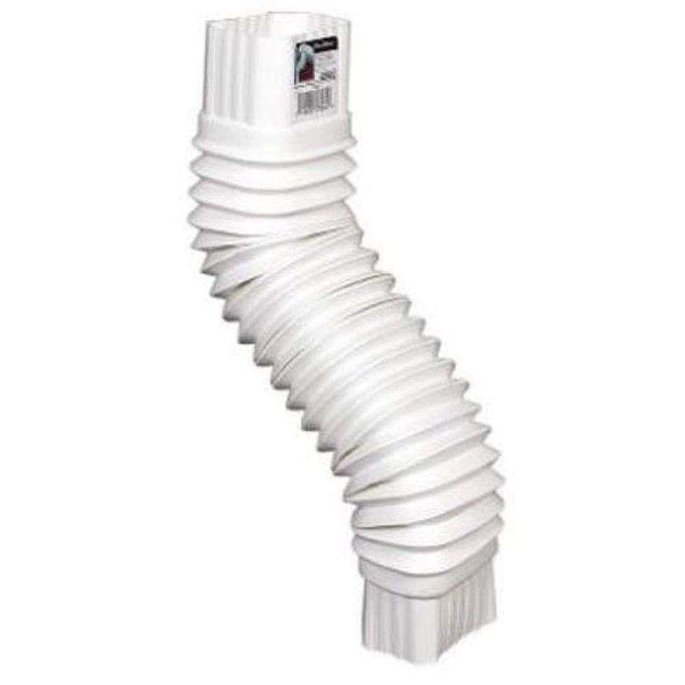 Cotovelo de calha de plástico Amerimax 2x3 branco 5cm x 19cm