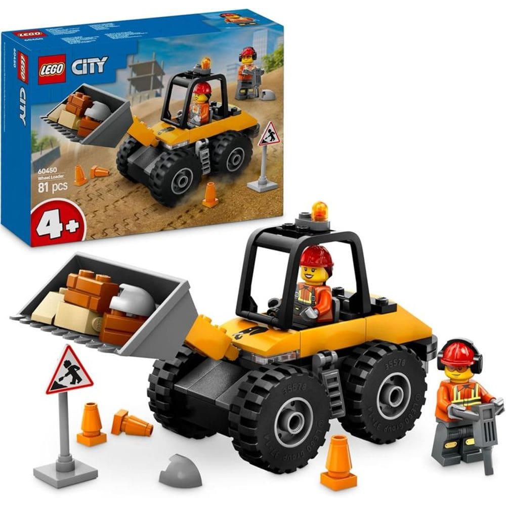 Bloco de montar - Carregadeira de rodas de const LEGO DO BRASIL