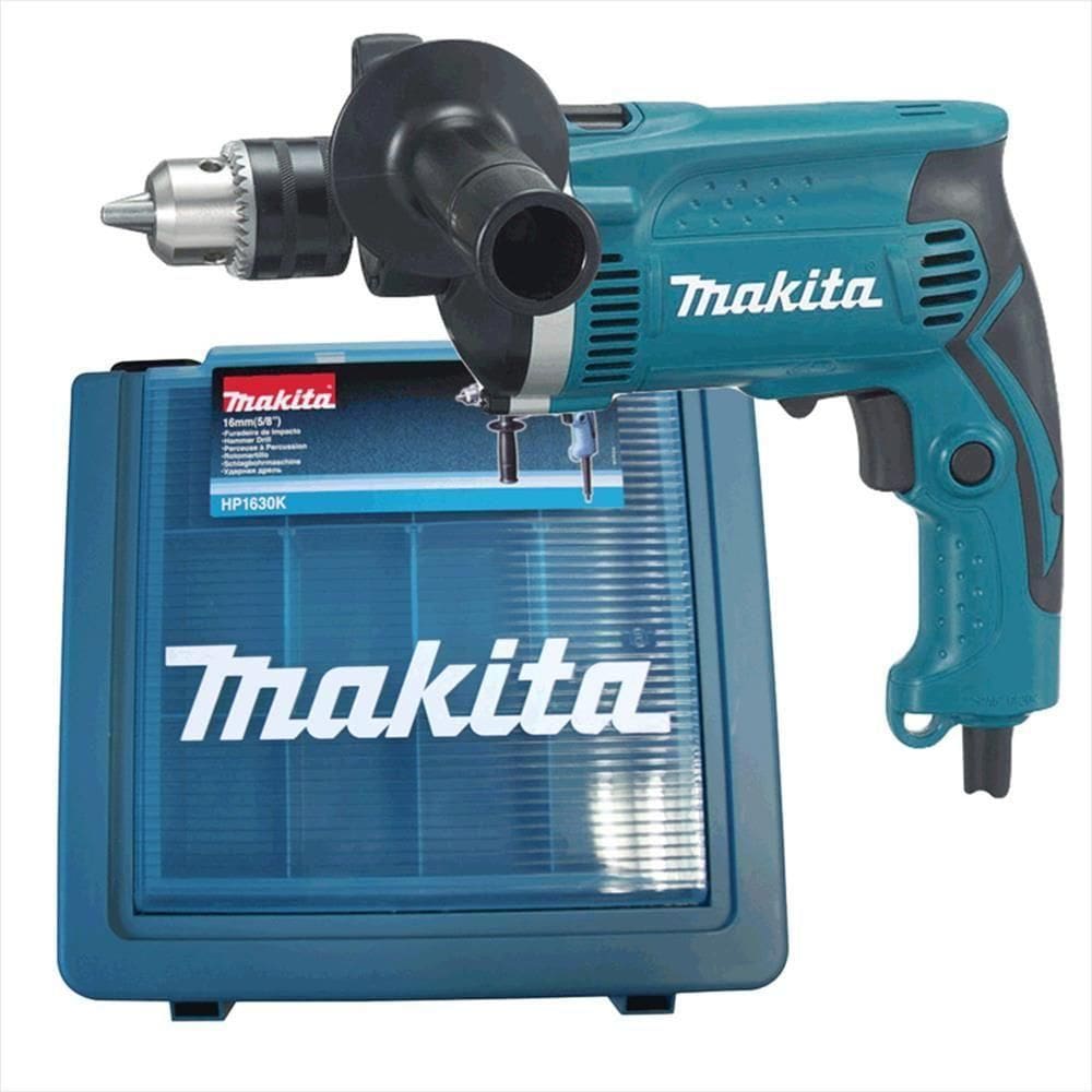 Furadeira De Impacto 1-2” 220 Volts Com Maleta - Hp1630k - Makita Furad.impacto 1-2 220v C-maleta Makita