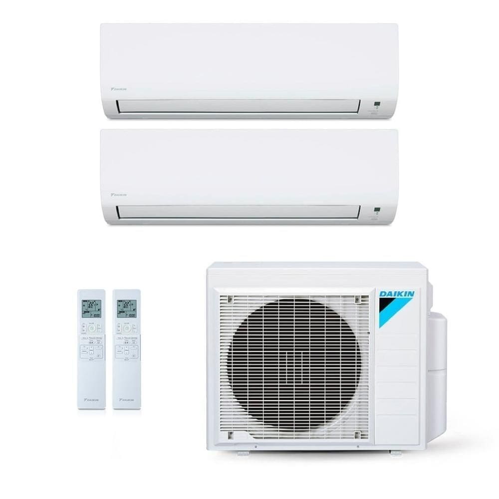 Ar-Condicionado Multi Split Inverter Daikin 24.000 BTUs (2x Evap HW 12.000) Quente/Frio 220V