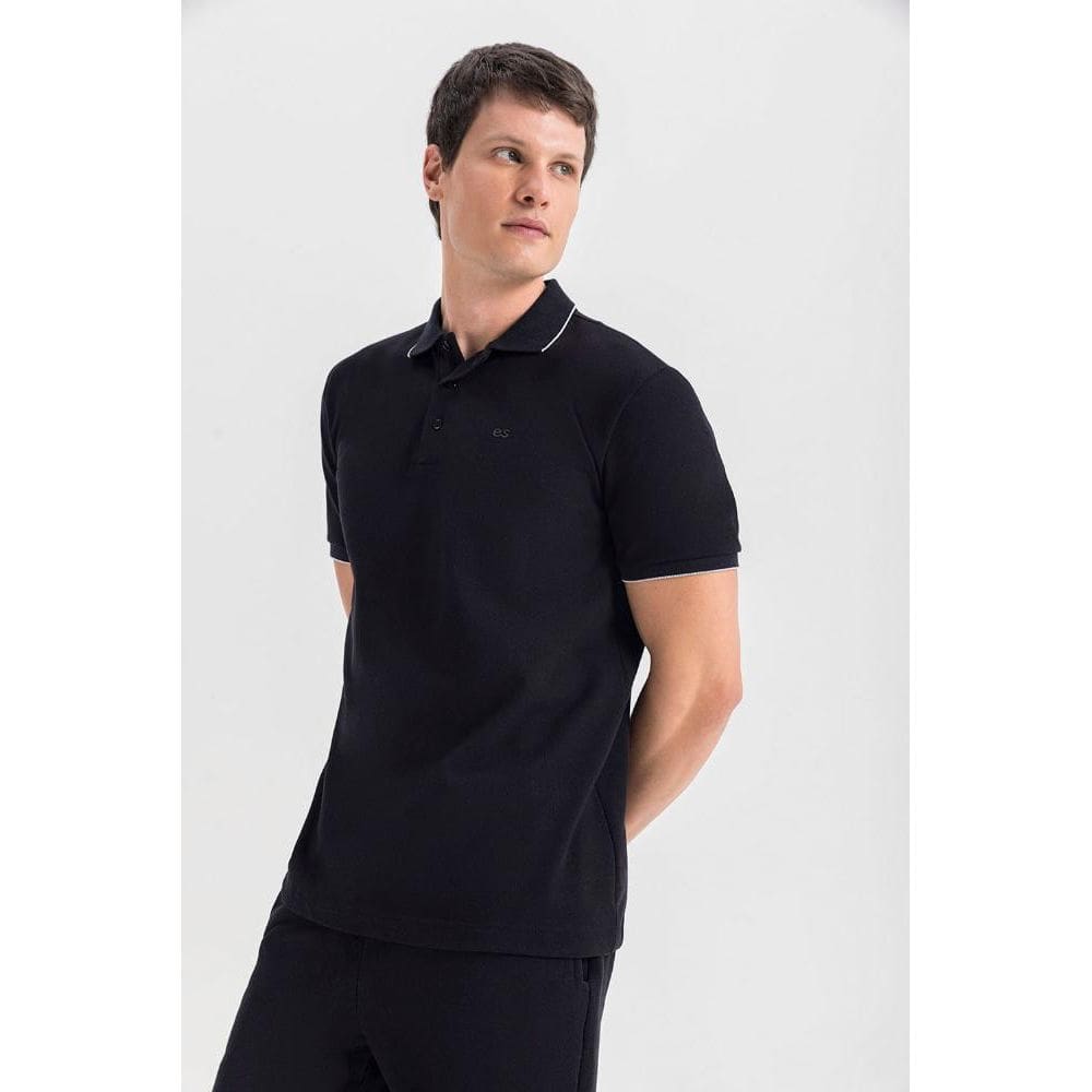 Camisa polo masculina em piquet top Essendi