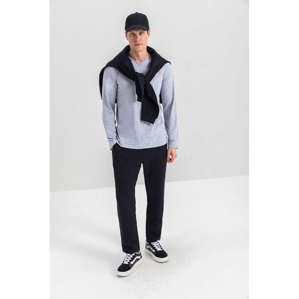 Camiseta masculina em meia malha Essendi