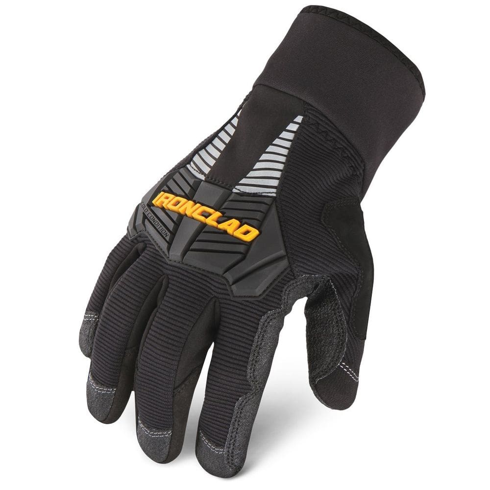 Luvas de proteção contra frio masculinas Ironclad Gen 3 pretas M
