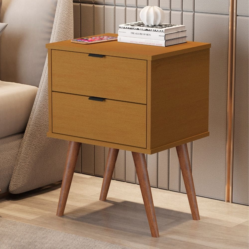 Mesa de Cabeceira 2 Gaveta JB 1818 JB M?veis