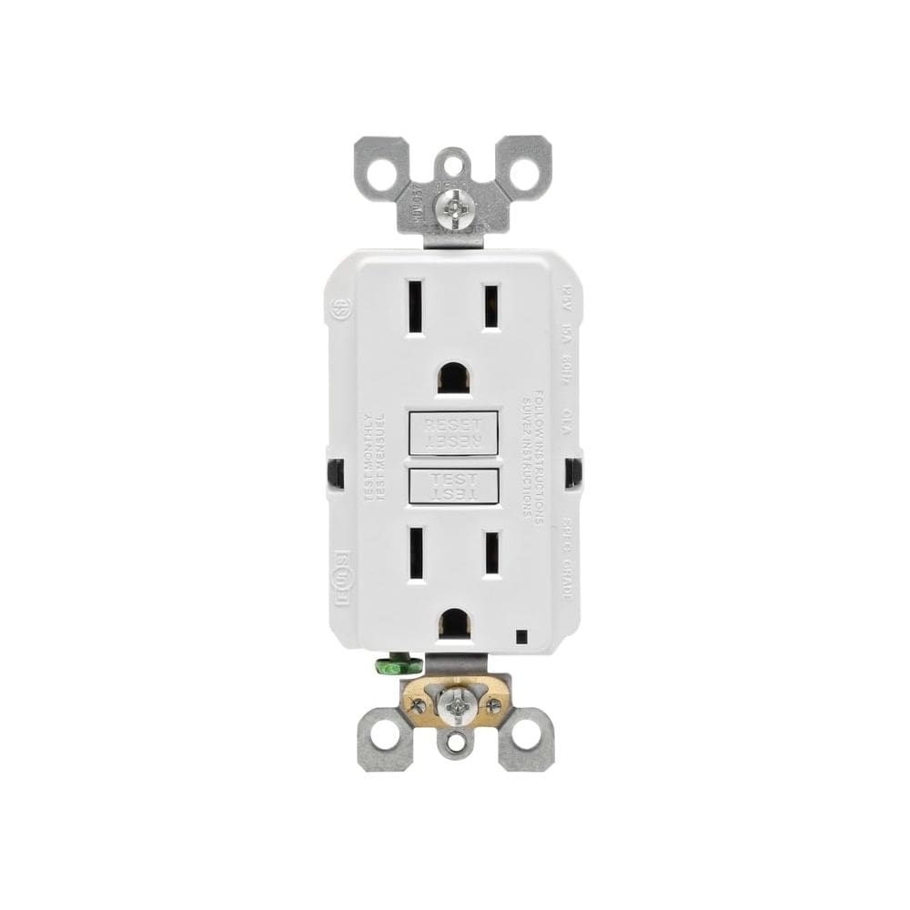Tomada elétrica monocromática Leviton R02-Gfnt1-0Kw