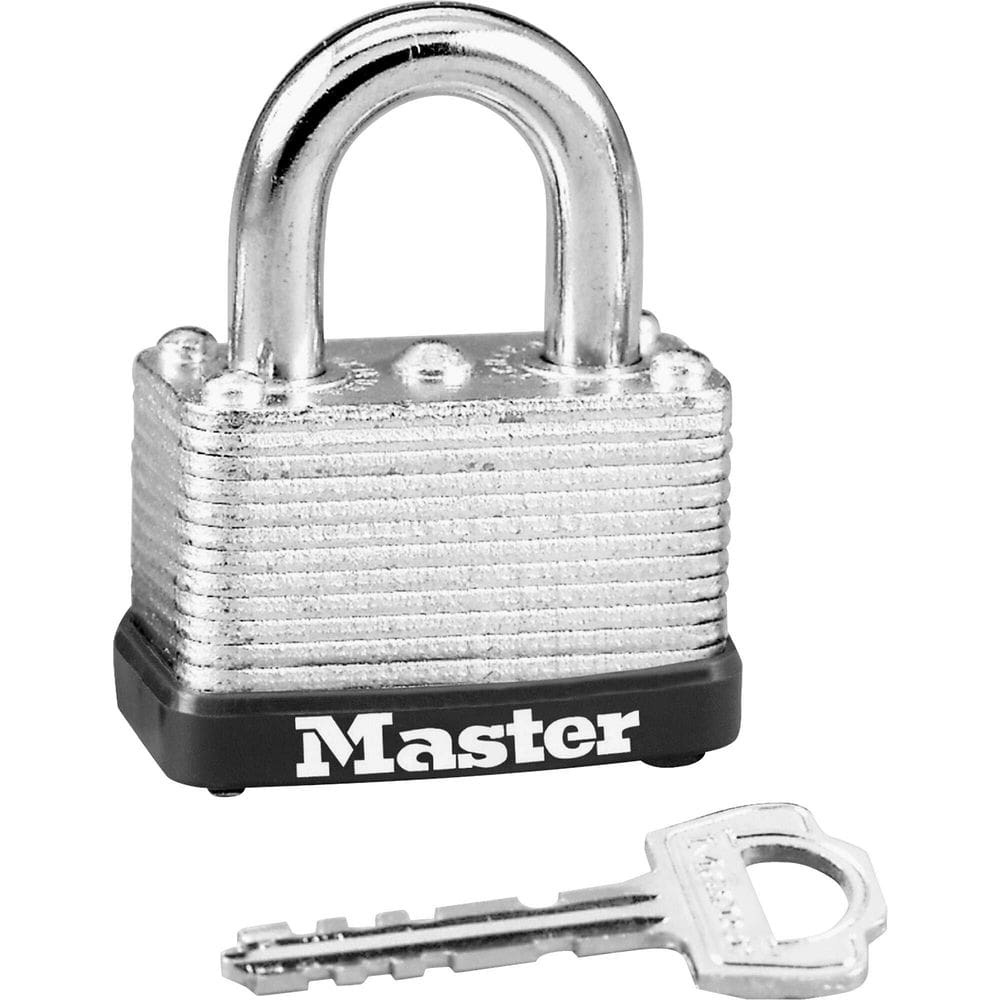 Cadeado de aço laminado Lock Master 22D com 3,8 cm de largura