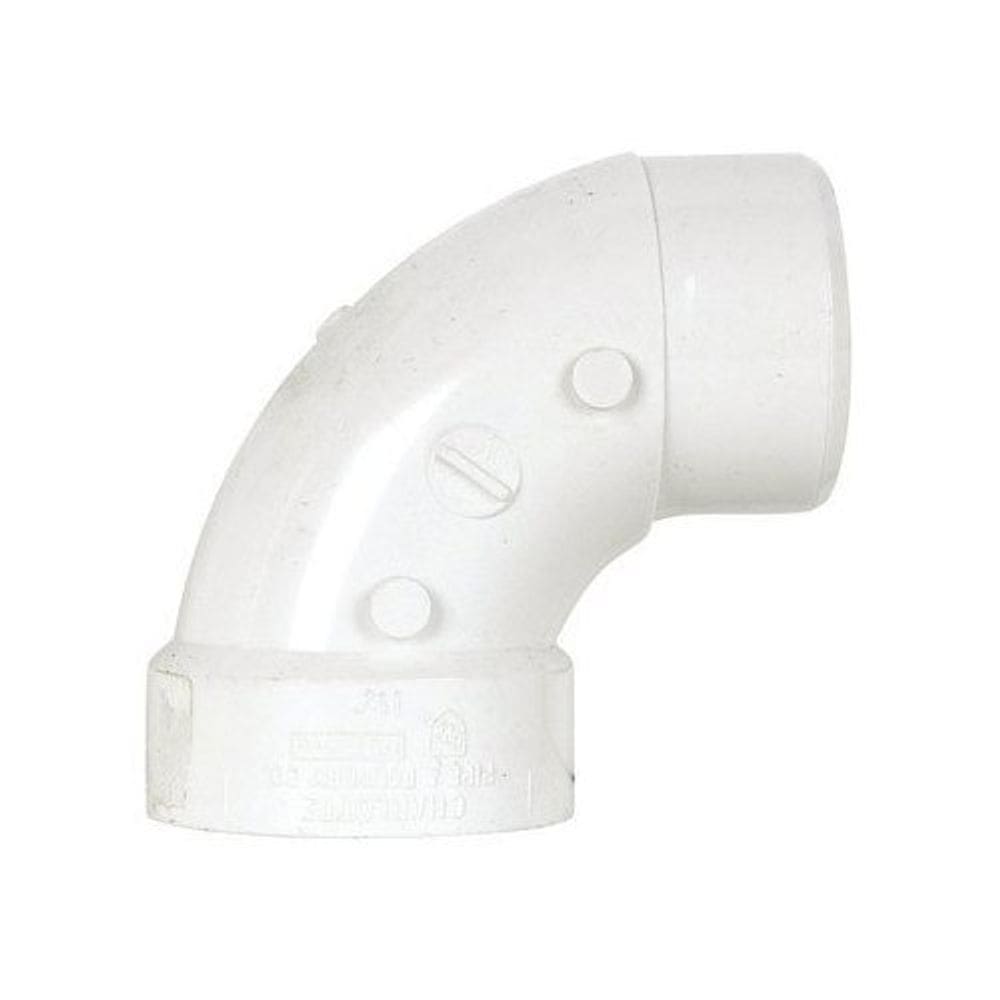 Codo de Ventilación PVC DWV Charlotte Pipe 1-1/2” 90°