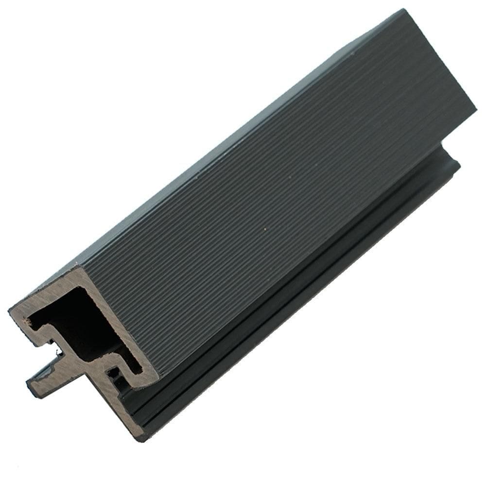 Cantoneira para Painel Ripado Modaza 90° WPC Externo, 4,95 x 290 cm, Nero