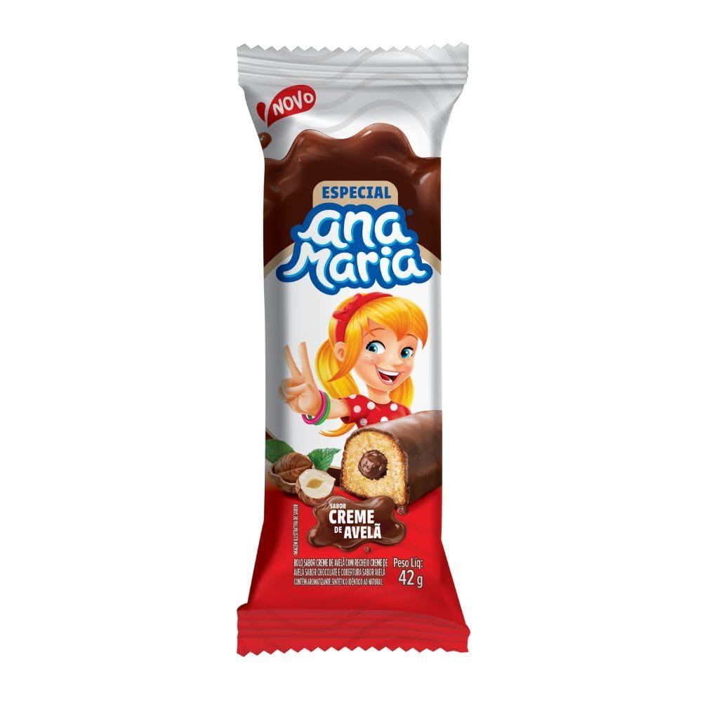 Bolinho Ana Maria Especial Creme de Avelã 42g