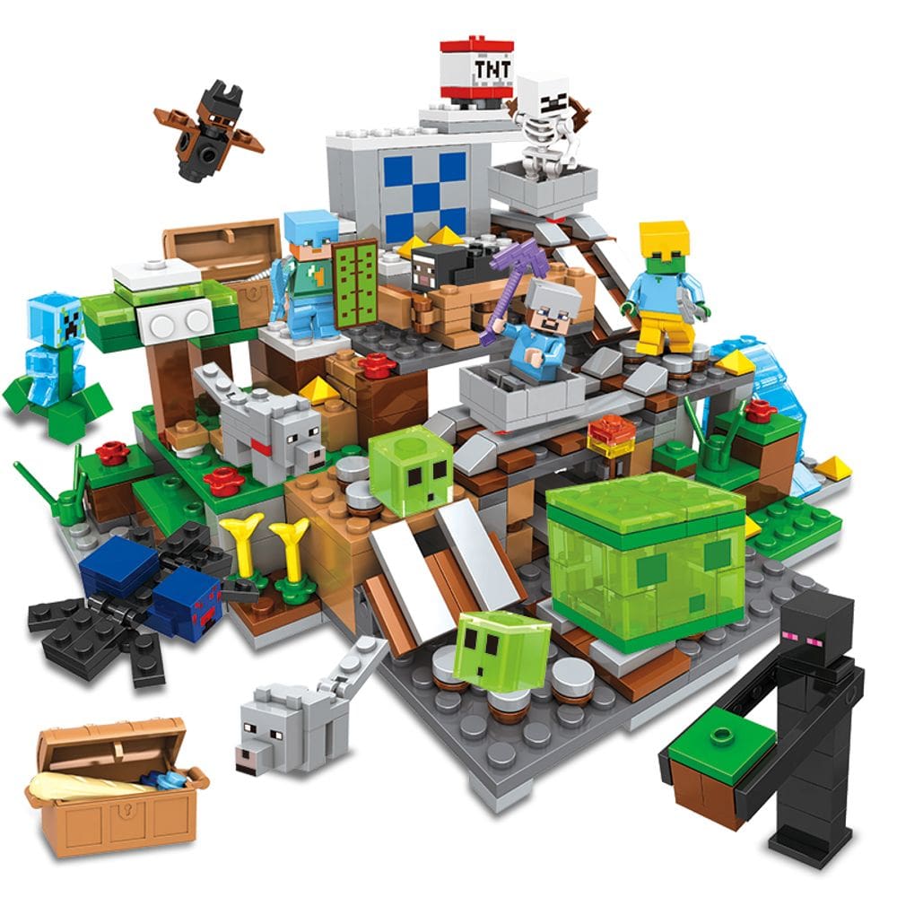 Bloco de Montar Montanha Craft Brinquedo 443 pçs - 82002