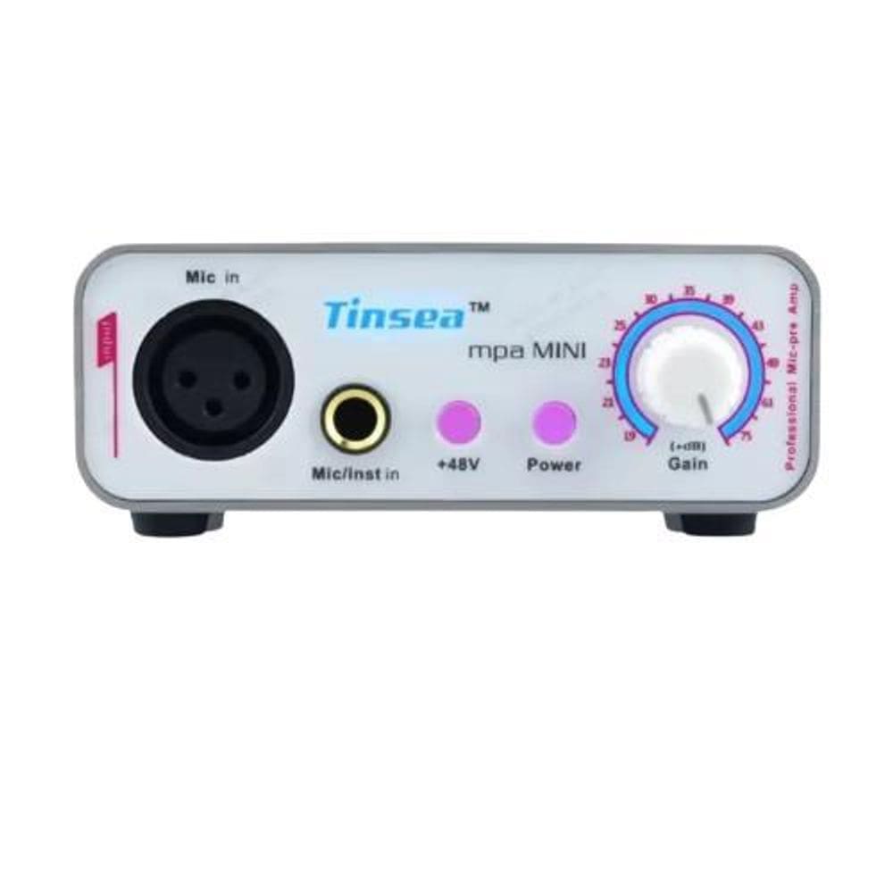 Pré-Amplificador Microfone Tinsea Mpa Mini 48V Ganho 70Db