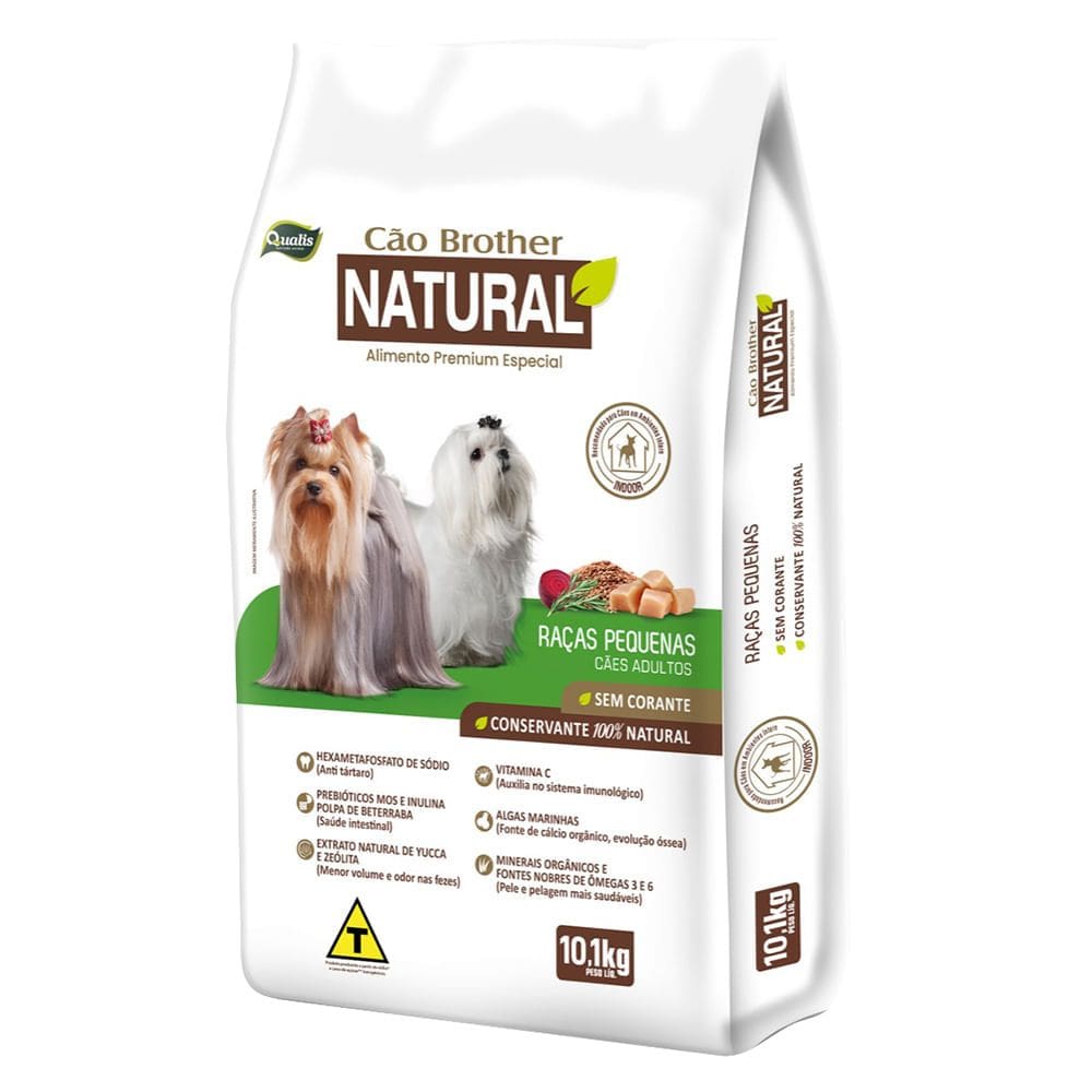 Ração Cão Brother Natural Premium Especial Raças Pequenas 10,1kg