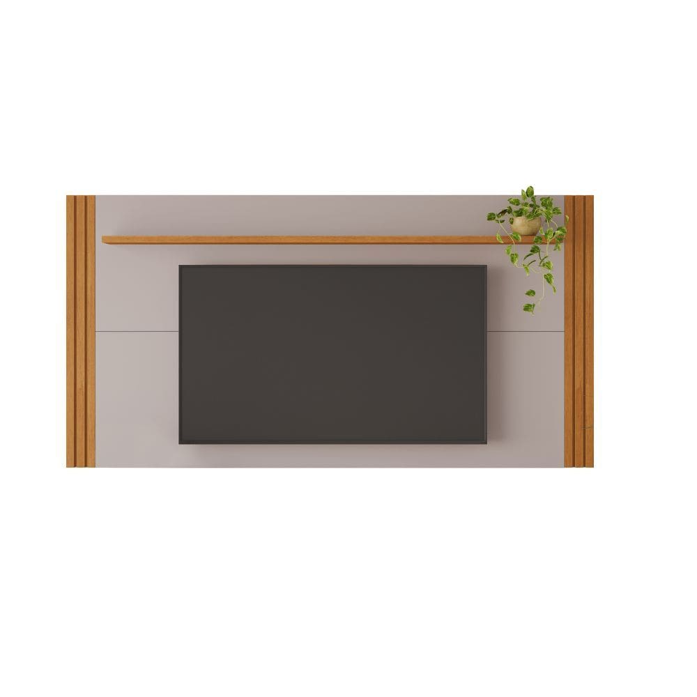 Painel para TV Painel Trunfo 70 Trunfo Ripado C/ Prateleira JCM