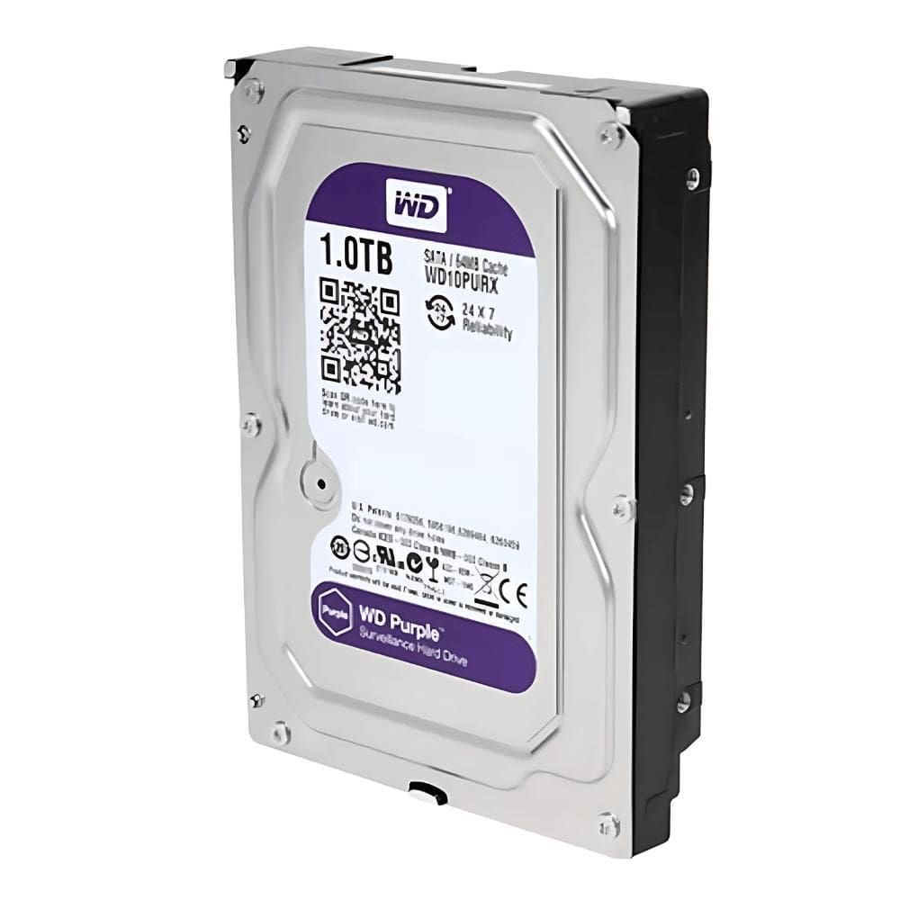 Hd Disco Rígido Wd Western Digital Purple 1Tb Roxo Wd10Purx