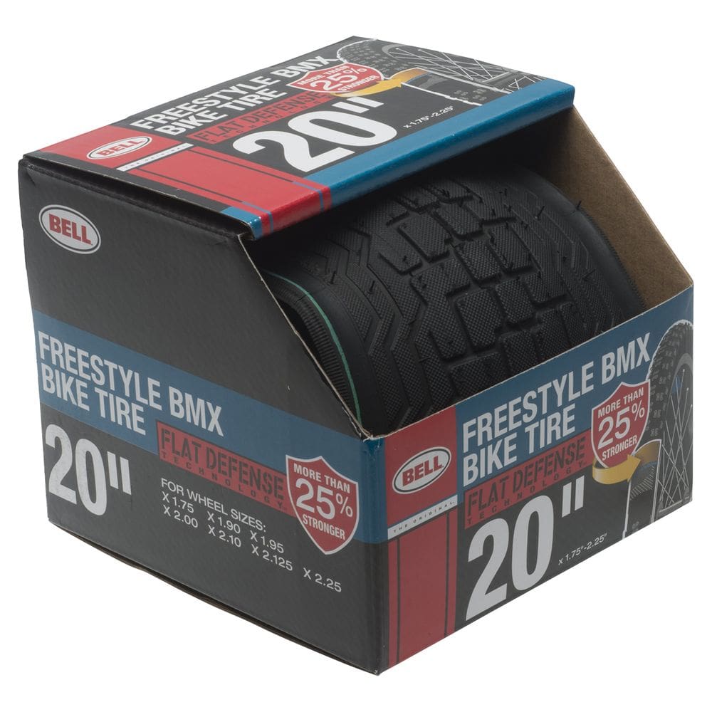 Pneu de bicicleta BMX BELL 20” x 1,75-2,25” Flat Defense