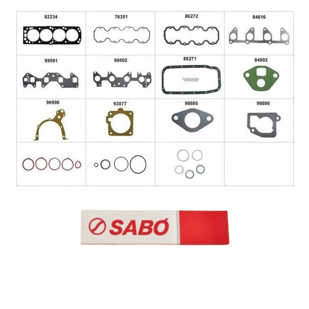 Jogo Junta Motor Astra Cobalt Corsa Ipanema Kadett Meriva Montana Monza Spin Doblo Idea Palio Punto Siena Stilo Strada 1.8 8V 80267