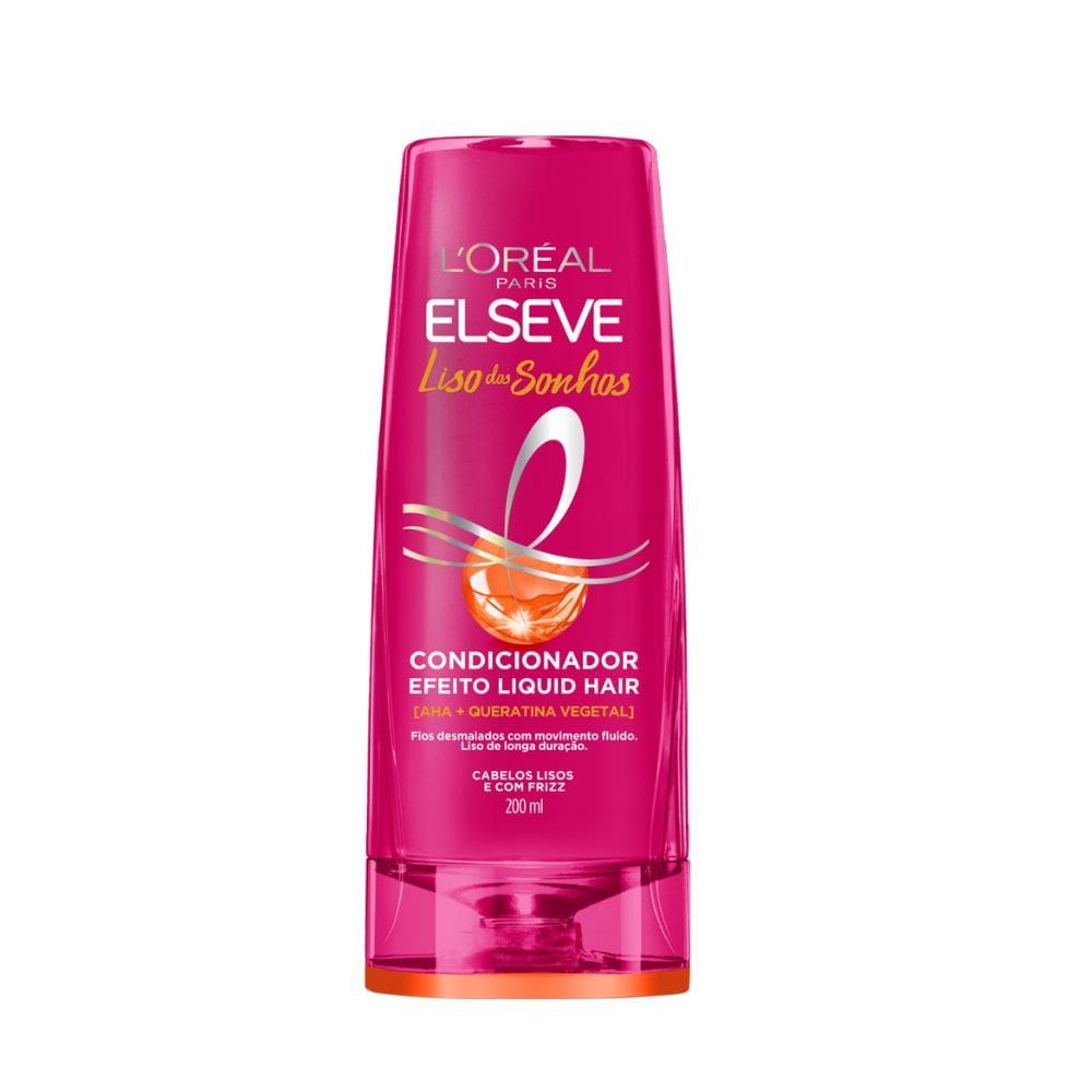 Condicionador Elseve Liso dos Sonhos Efeito Liquid Hair 200ml