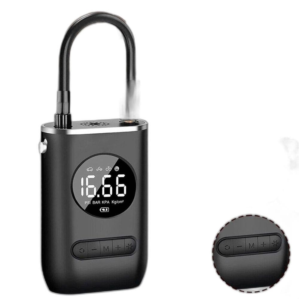 Bomba Elétrica Encher Pneu De Carro Moto Bike Digital