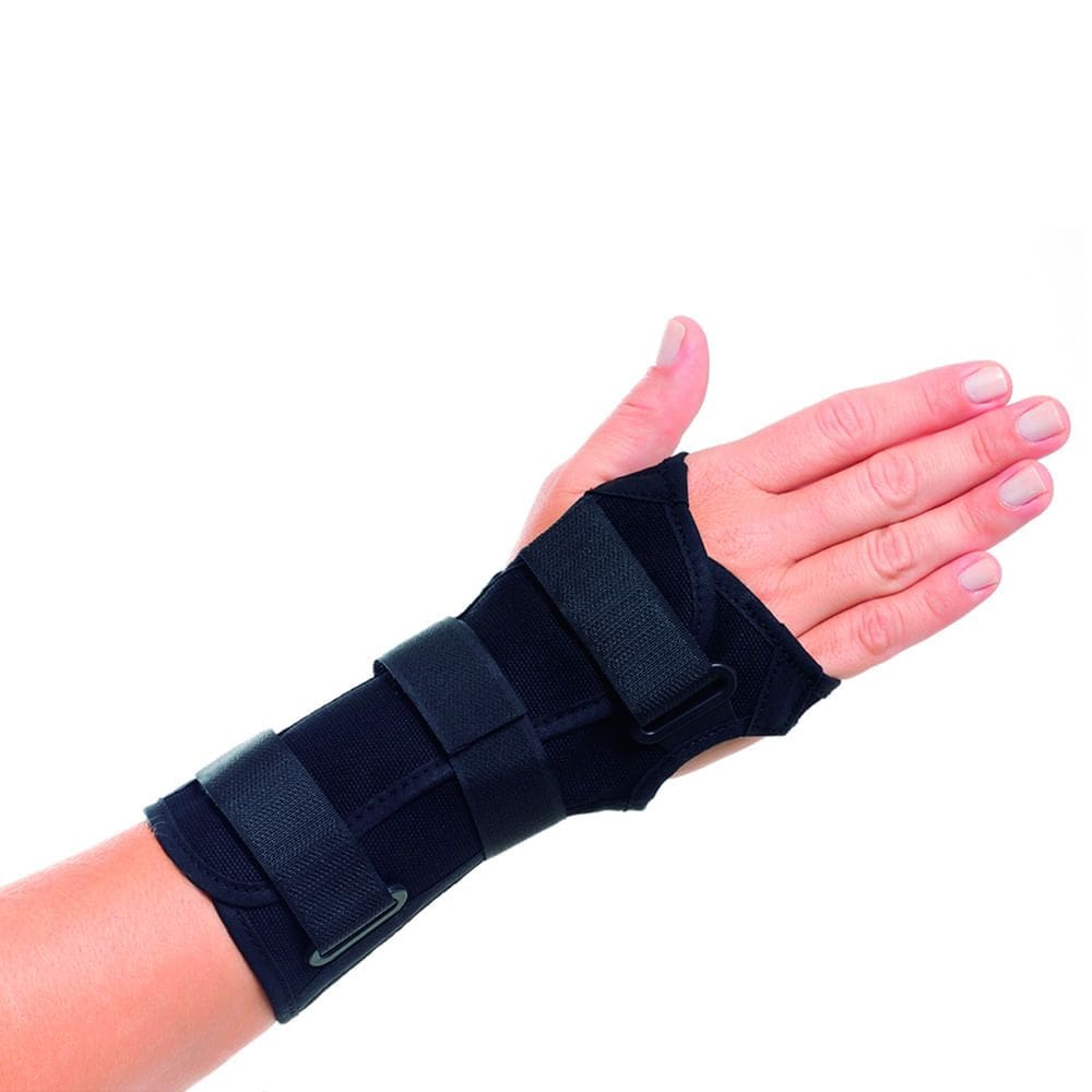 Órtese para Punho com Tala Mercur Bilateral Tamanho G Cor Preto com 1 Unidade