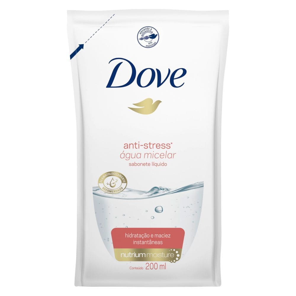 Sabonete Líquido Dove -Água Micelar Refil 200ml