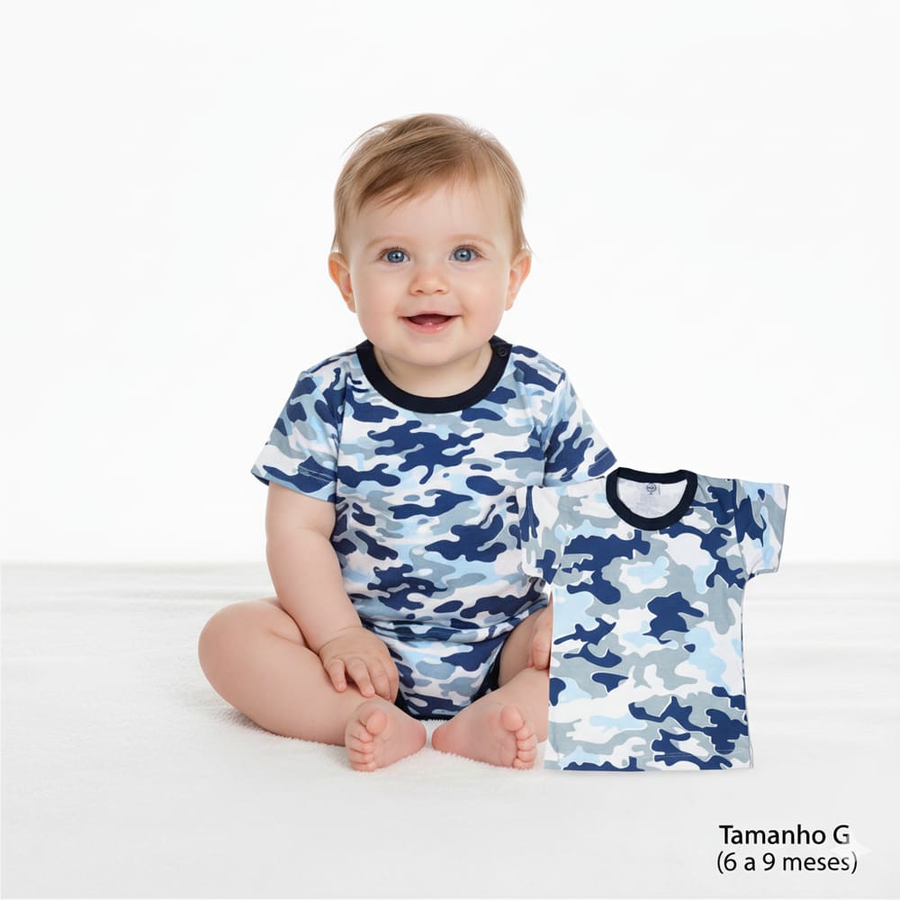 Camiseta Infantil Bebe Menino Kit 4 Peças Estampas diversas Tamanho P/M/G