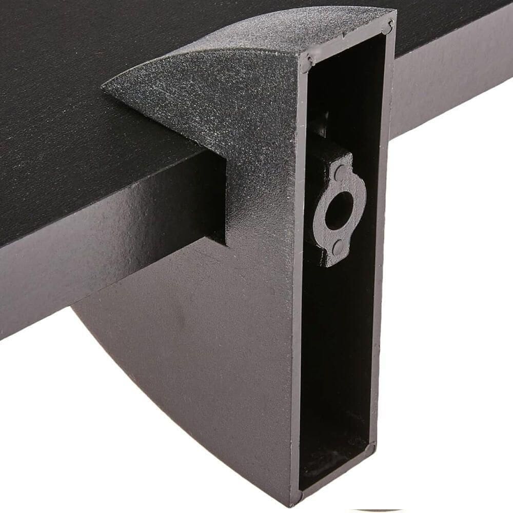 Prateleira Em Mdp Com Suporte 20x40cm Preto - Clip-2040-uv-pr - Multivisão