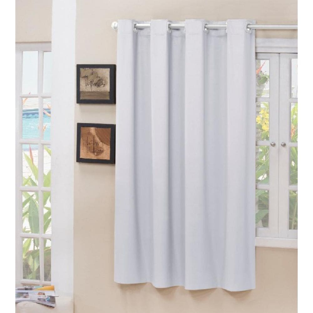 Cortina Blackout Tecido Branco Gelo 1,40X1,50 Janela Porta