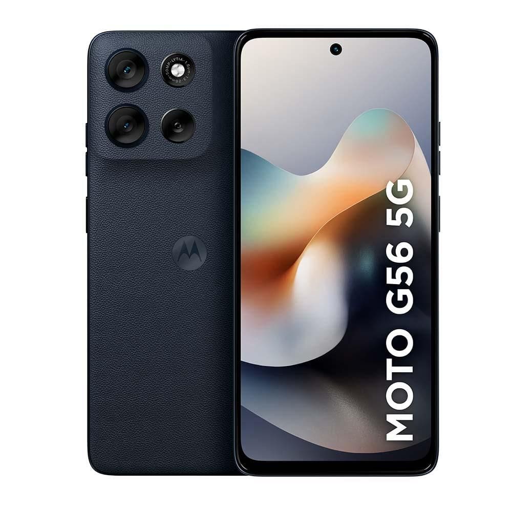 Smartphone Motorola Moto G56 256Gb Dual Chip 5G Tela 6.7” Câmera Dupla 50MP+8MP Preto