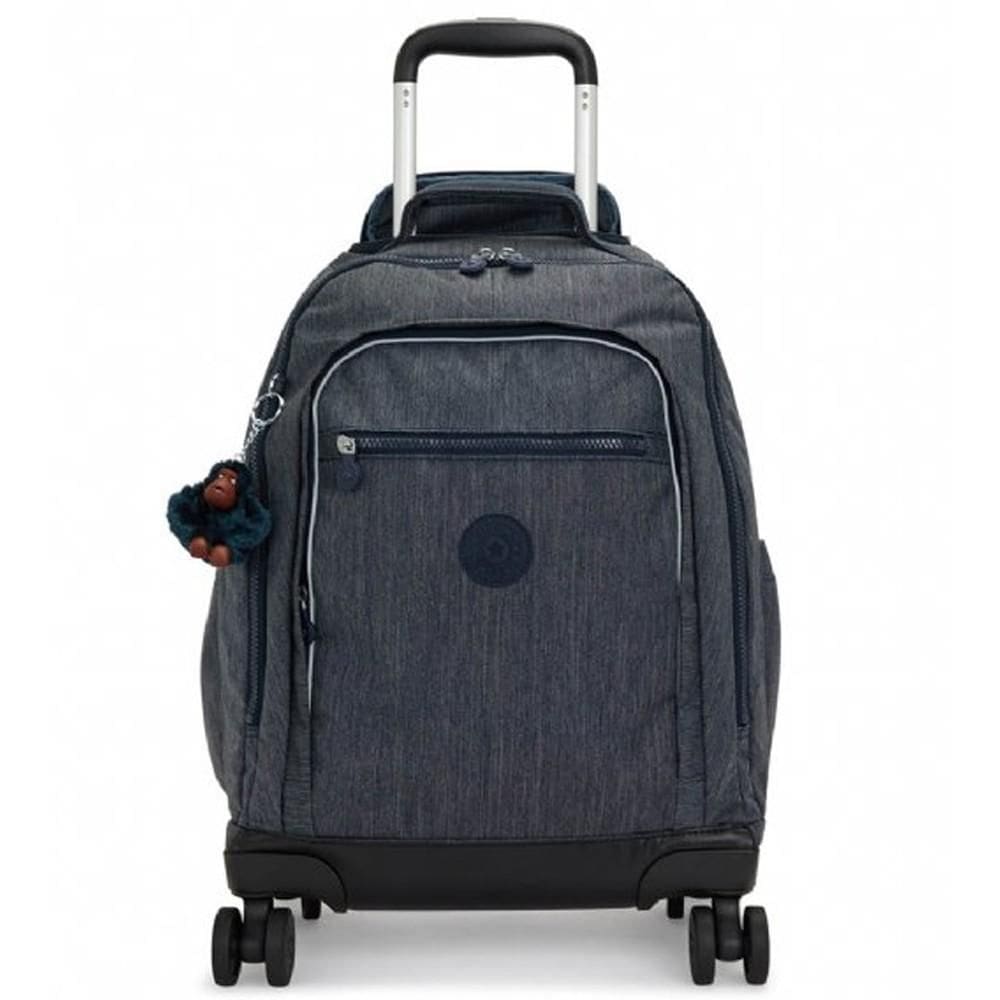 Mochila Kipling New Zea Marine Navy Com Rodas Azul Marinho