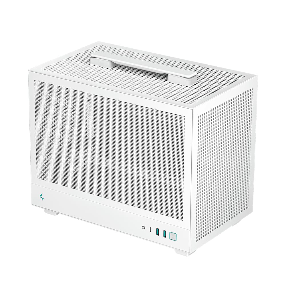 Gabinete Gamer DeepCool CH160 Mesh Mini ITX Branco