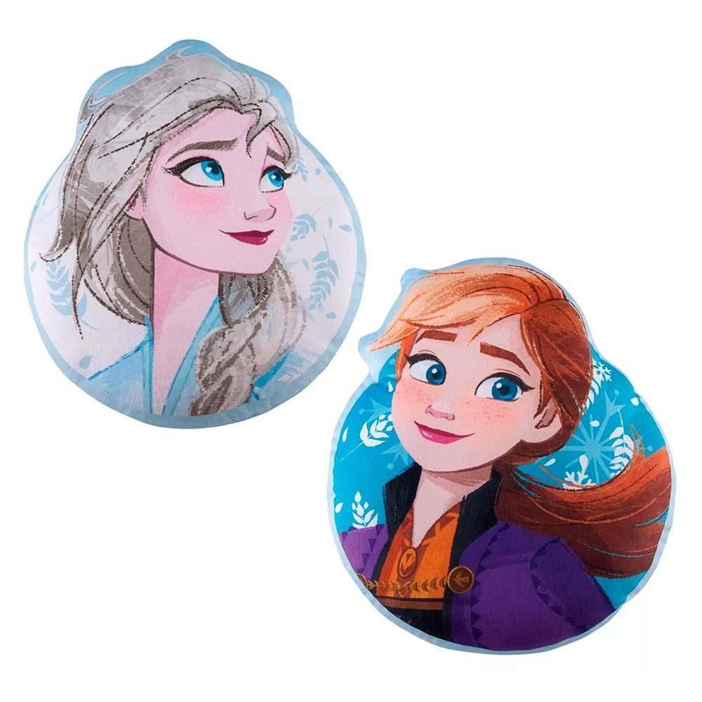 Kit Almofadas Elsa E Anna Frozen Macias Divertida Decorativa
