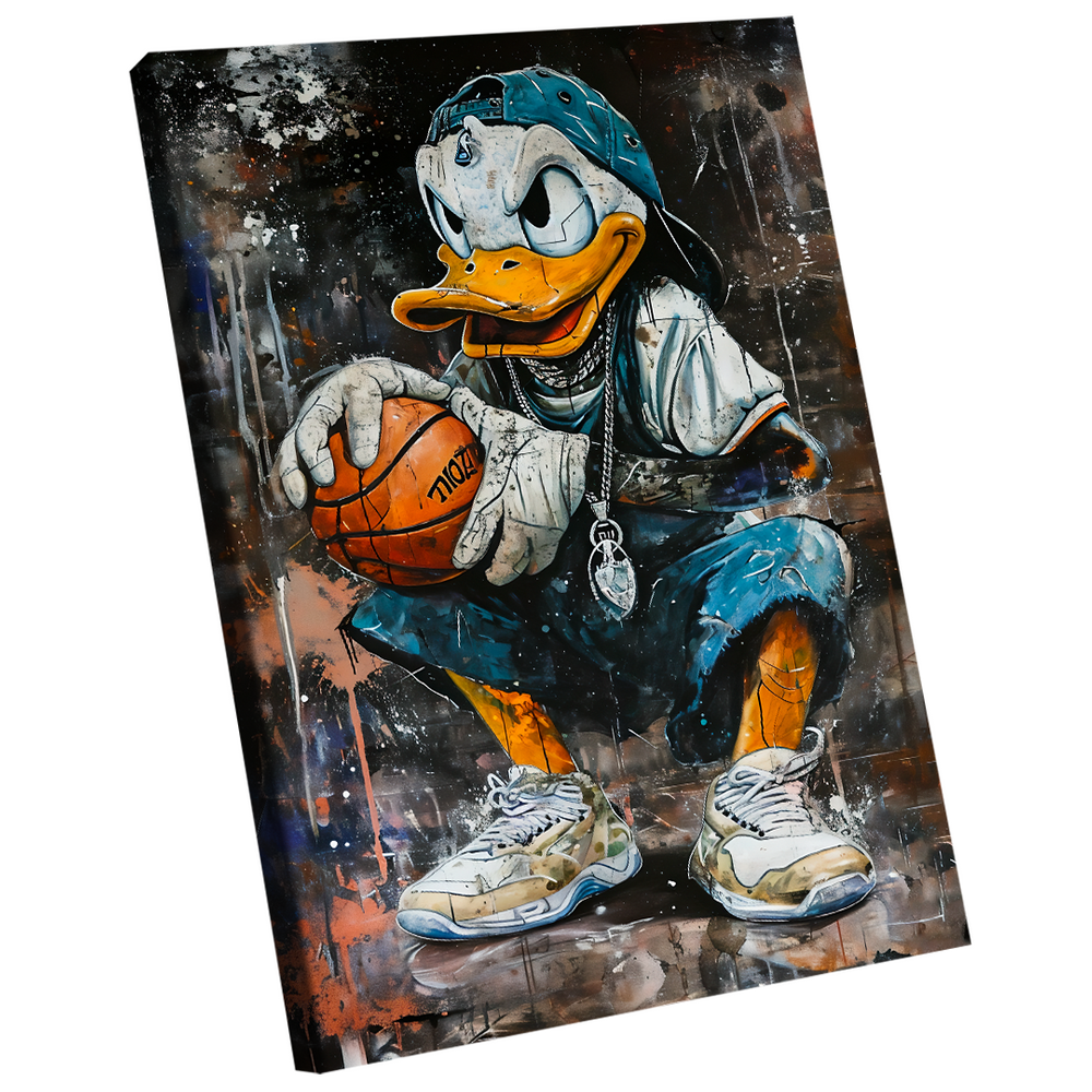 Quadro Decorativo Donald Basquete