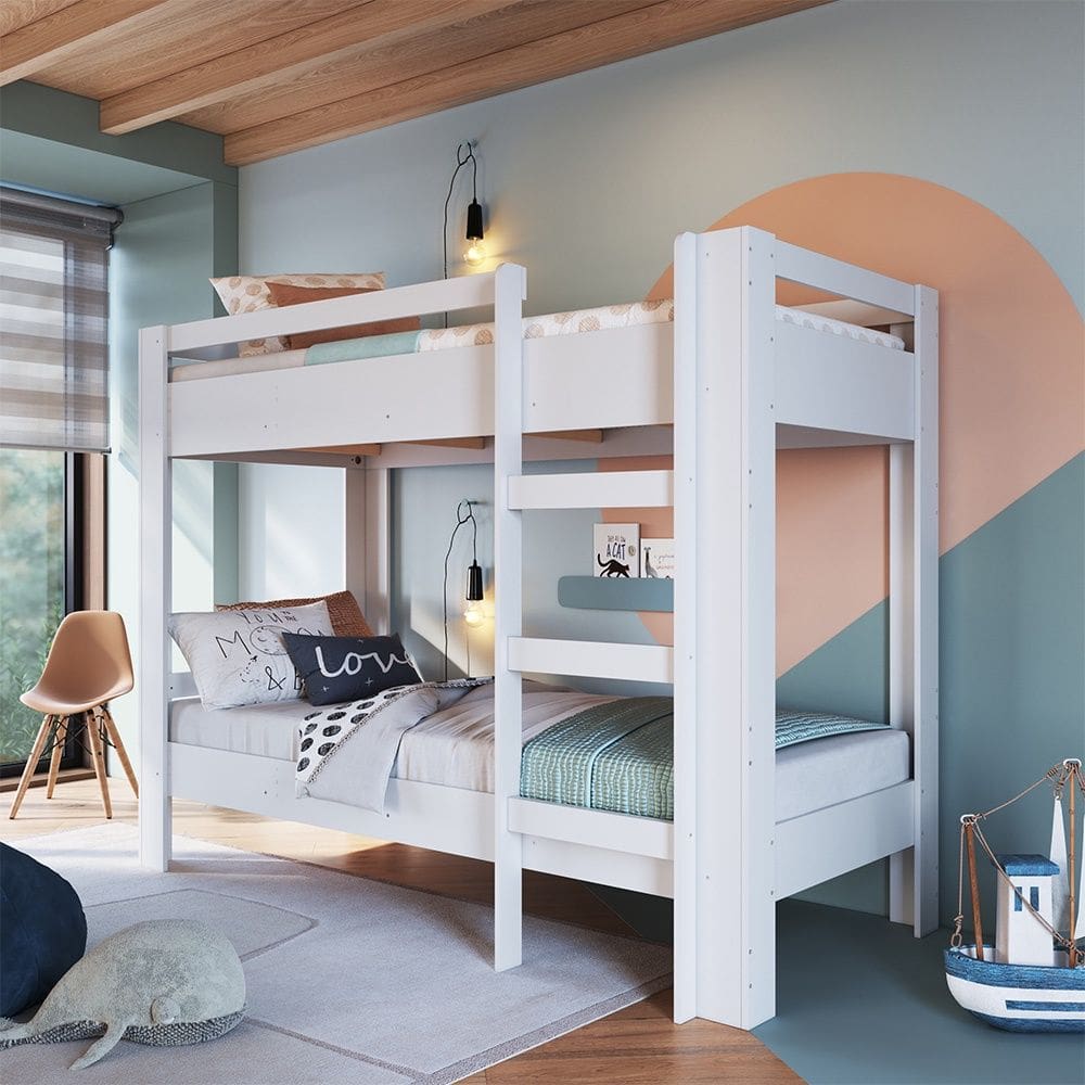 Beliche Infantil Slim BI020 Linha Infanto Branco Completa Móveis