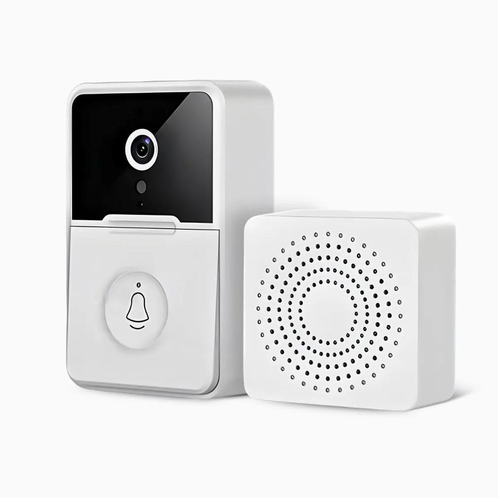 Campainha Inteligente com Câmera Wi-Fi Sem Fio e Áudio App