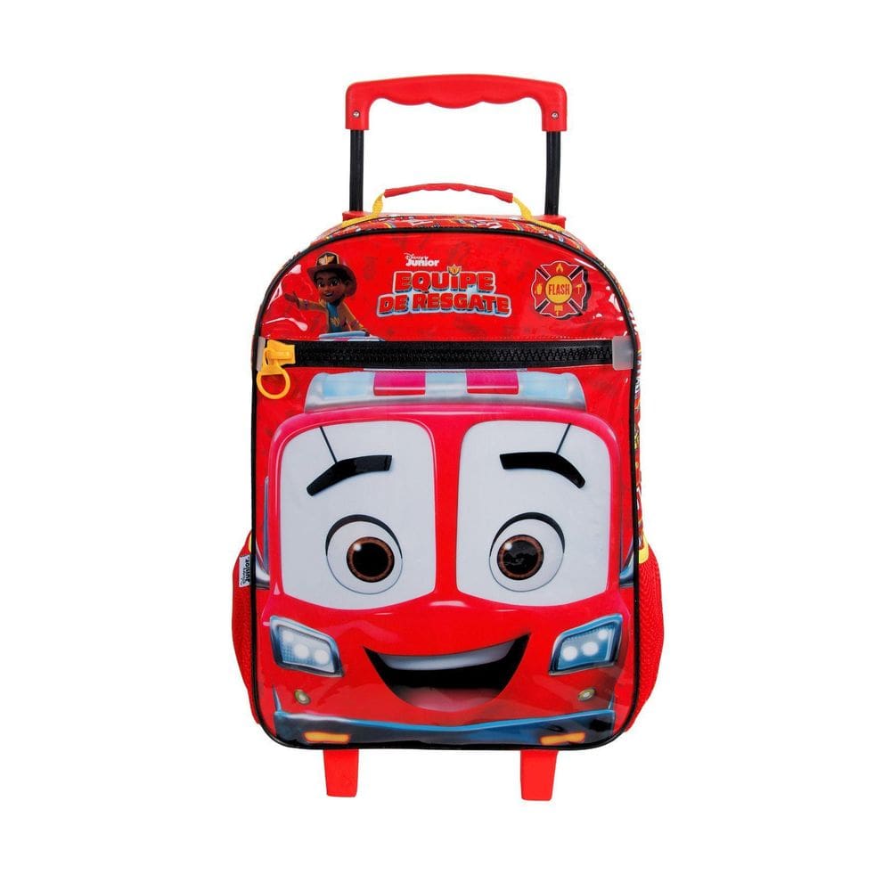 Mochila Escolar De Rodas Equipe Resgate Oficial