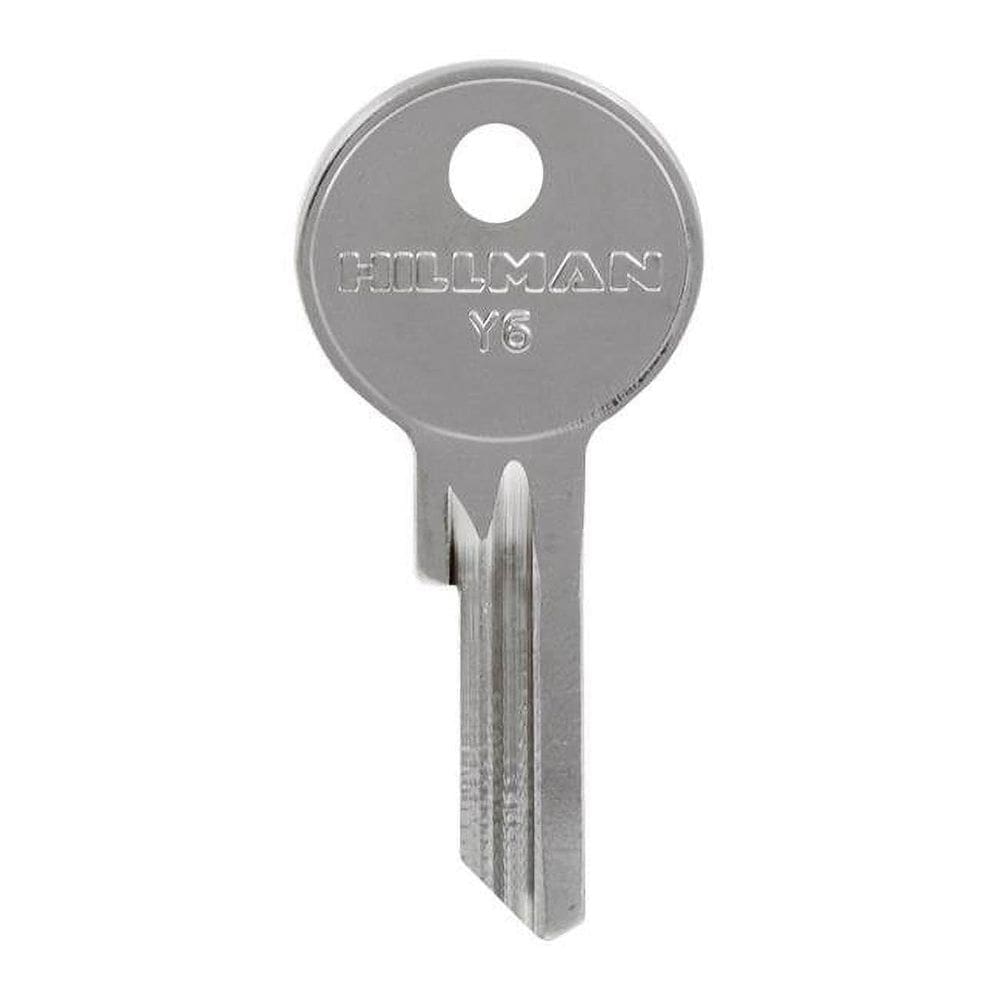 Chave automotiva em branco Hillman Y-6 de face única