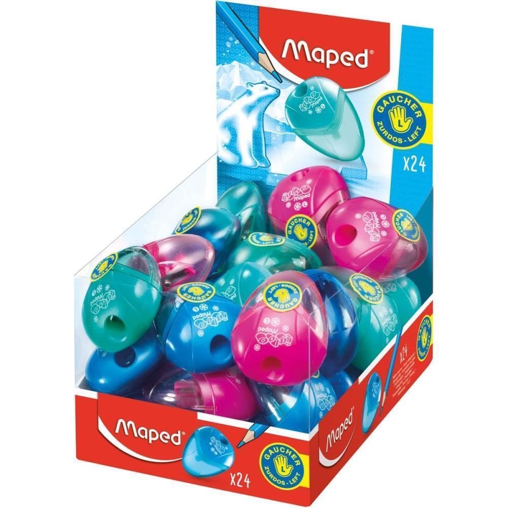 Apontador Com Deposito I-Gloo P/Canhoto 1 Furo Sort.