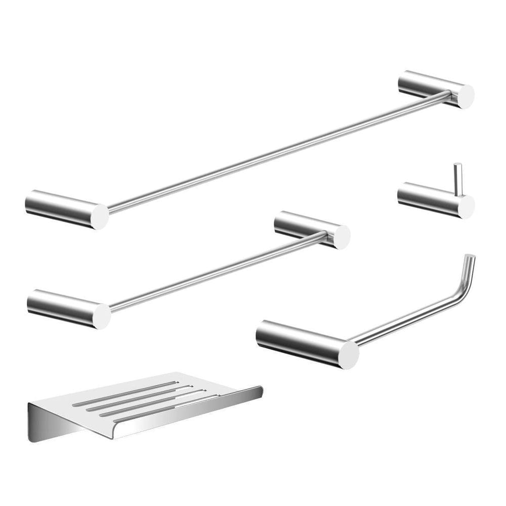 Kit Acessórios Banheiro 5 Peças Escovado Orion 2180Or