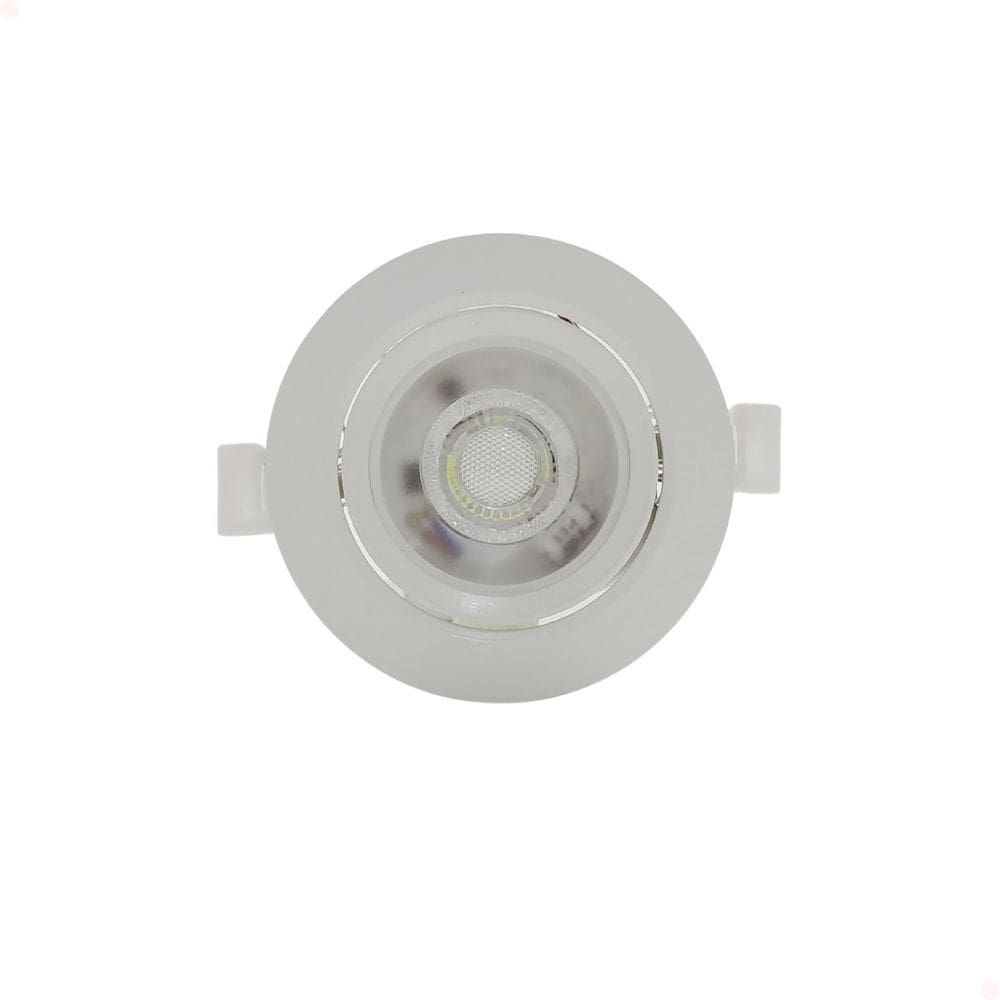 Spot Led Embutir Redondo 5W Bivolt 6500K Branco Frio