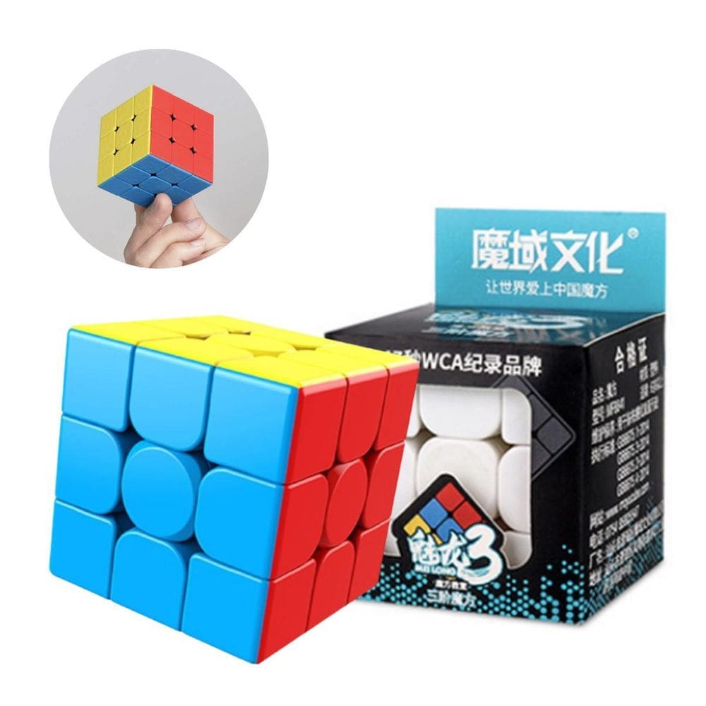 Cubo Mágico 3X3X3 Para Brincar Relaxante Colorido