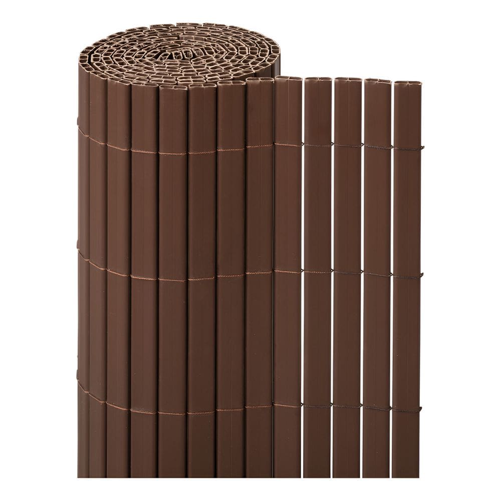 Cercado Ocultacao Pvc 2 Faces Marrom 19mmx1x3m Naterial