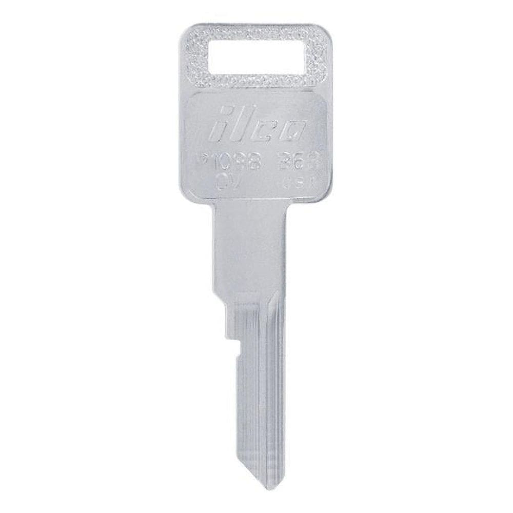 Chave automotiva Blank Hillman B-63 GM de latão de face única