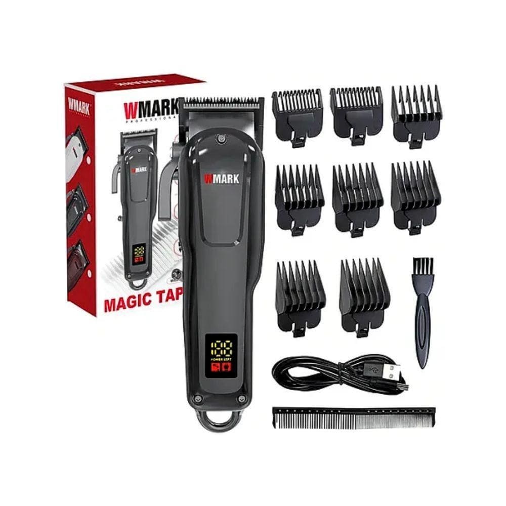 Maquina Wmark Cortar Cabelo Ng1001 Profissional Preto