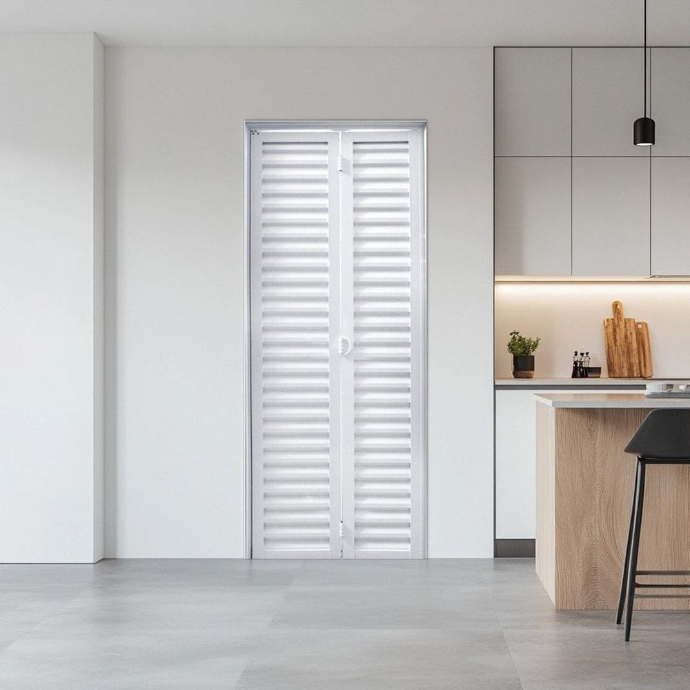 Porta Camarão Palheta Alumínio 80 X 210cm Lado Direito Hale