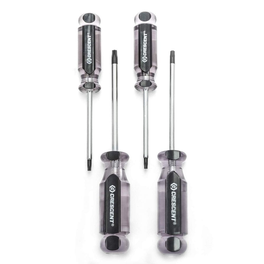 Conjunto de chaves de fenda Crescent CT4PCSET Torx® Acetate 4 peças