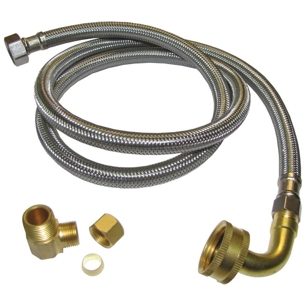 Conector de máquina de lavar louça Plumb Pak PP23834 em aço inoxidável 183cm