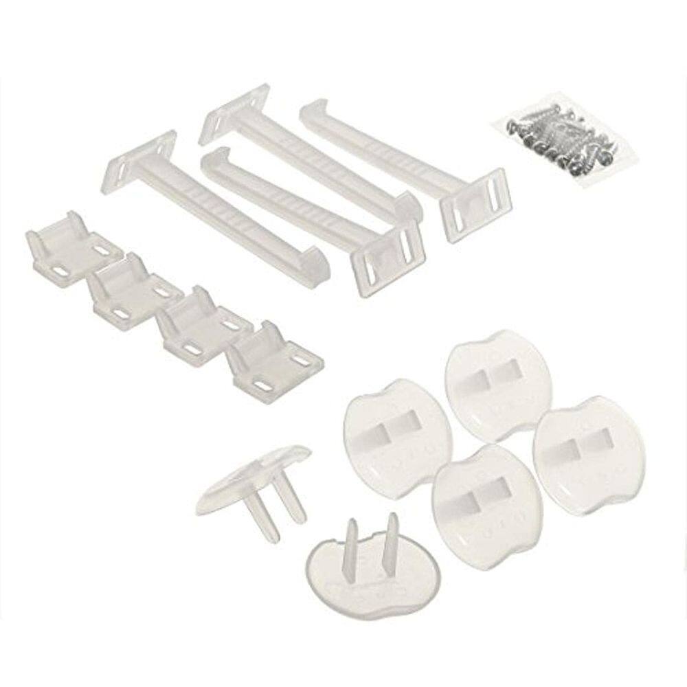 Travas de segurança e tampas de tomada Dreambaby White