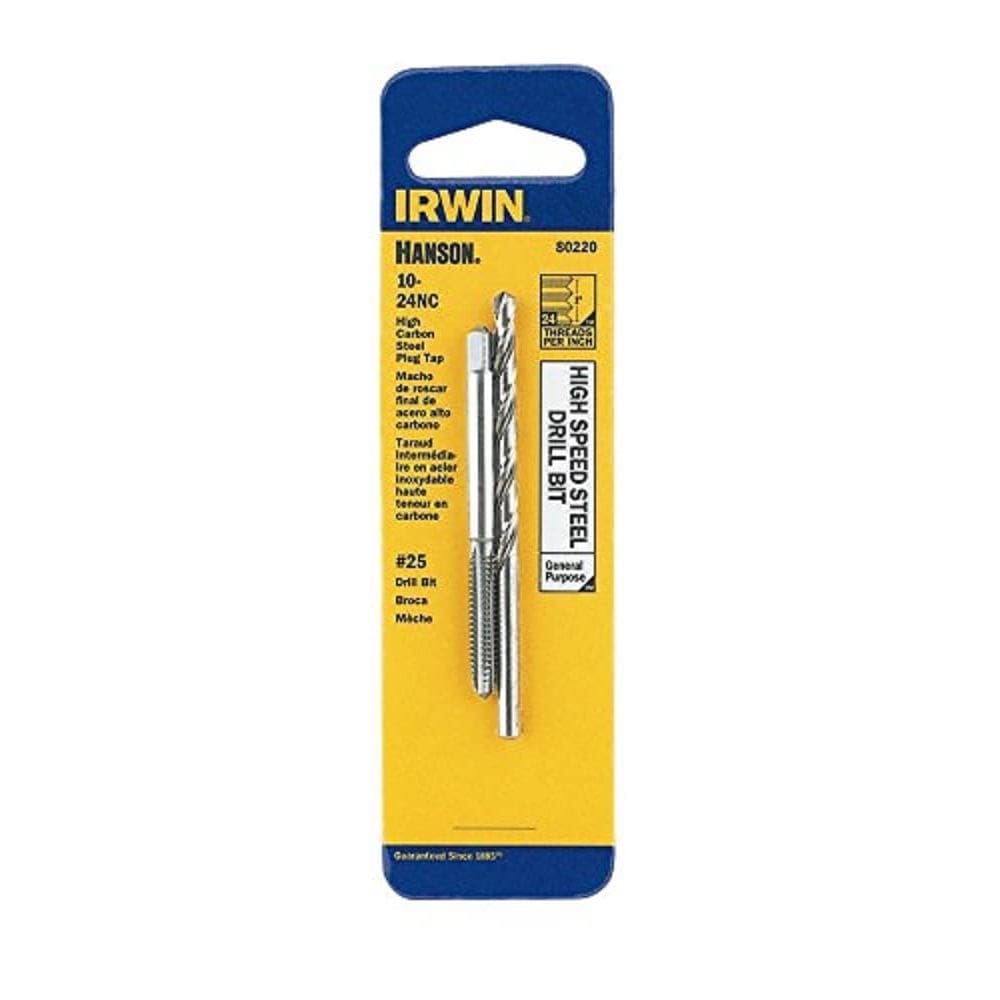 Paquetes de Brocas y Machos IRWIN Tools Hanson 80220 HCS y HSS