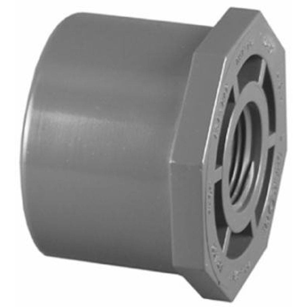 Bucha redutora de PVC Charlotte Pipe 1,25” Spigot x 1” FPT